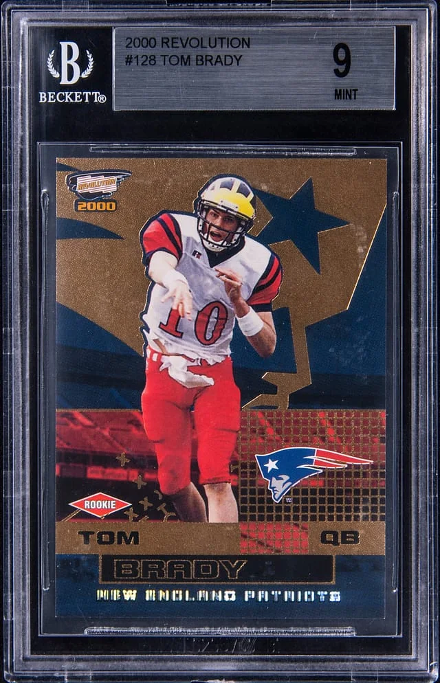 2000 Pacific Revolution Tom Brady #128 card image