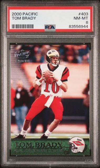 2000 Pacific Tom Brady #403 card image