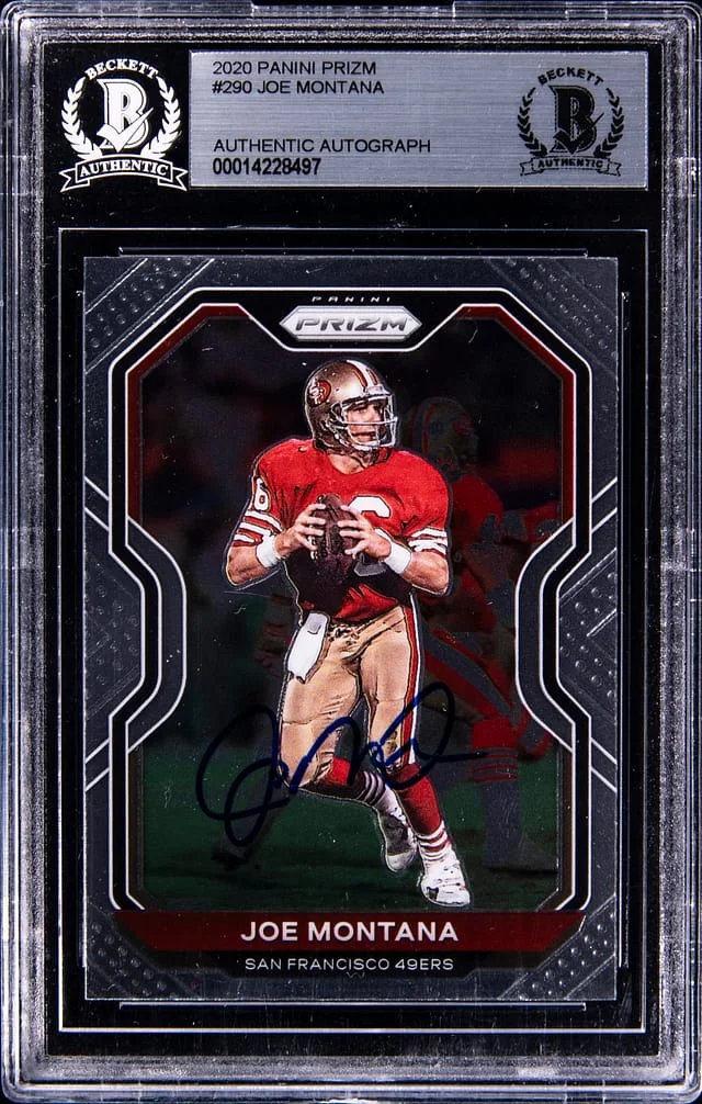 2000 Panini Prizm Joe Montana #200 card image