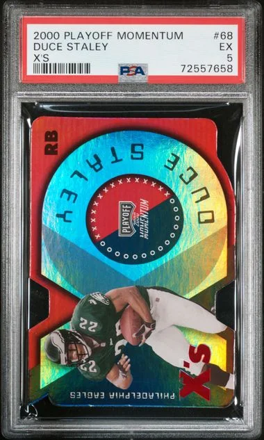 2000 Playoff Duce Staley Momentum X'S #68 card image