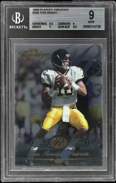 2000 Playoff Prestige Tom Brady #286 card image