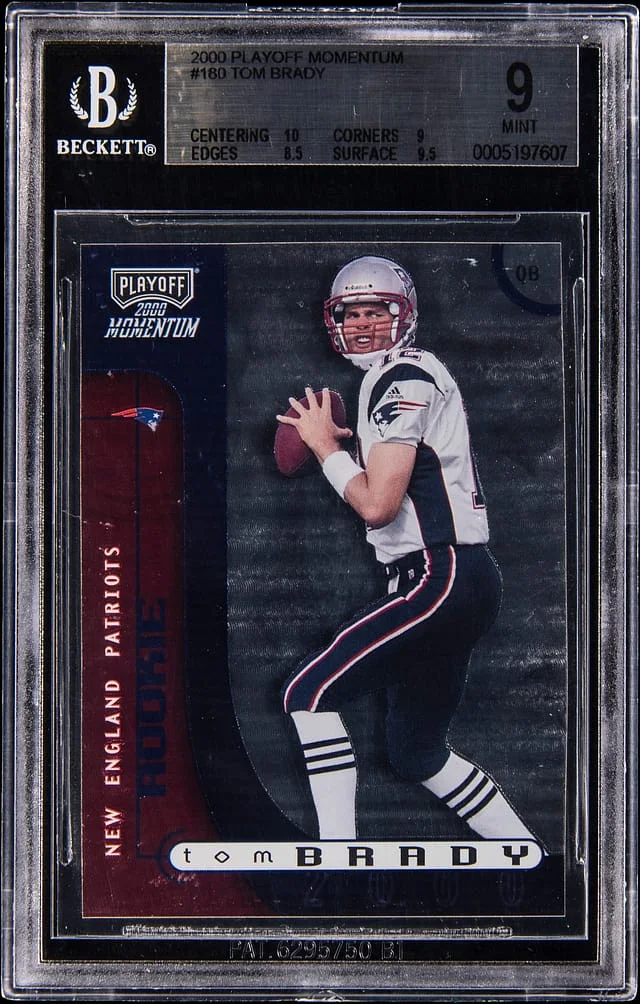 2000 Playoff Tom Brady Momentum #180 card image