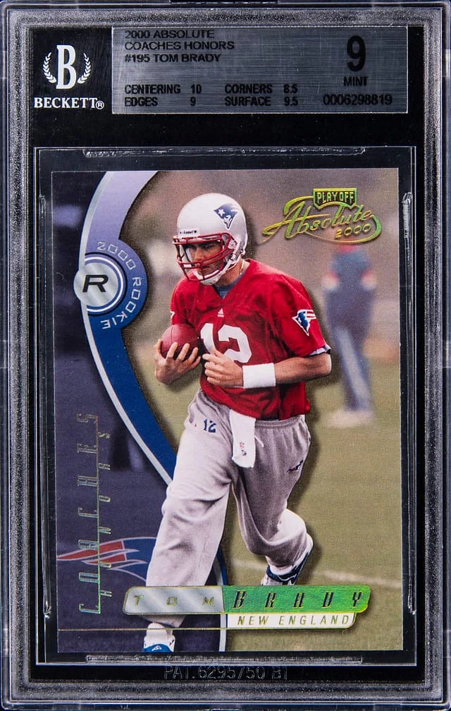2000 Playoff Tom Brady Coaches Honors #195 card image