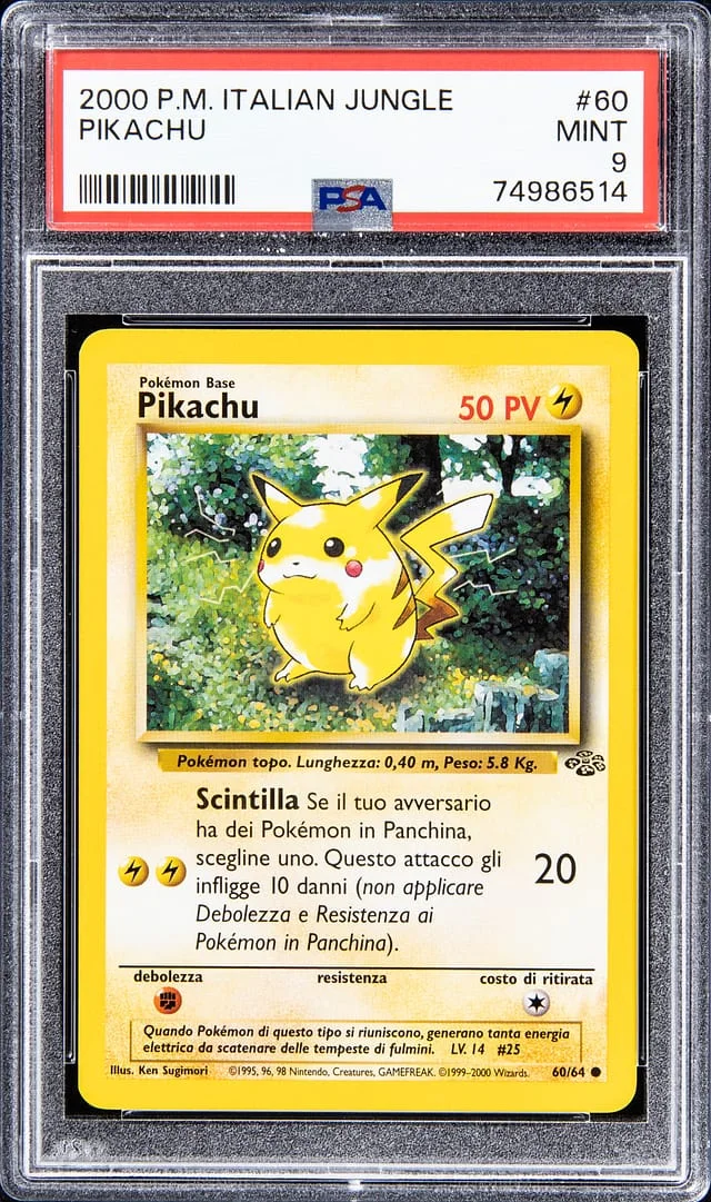 2000 P.M Italian Jungle Pikachu #60 card image