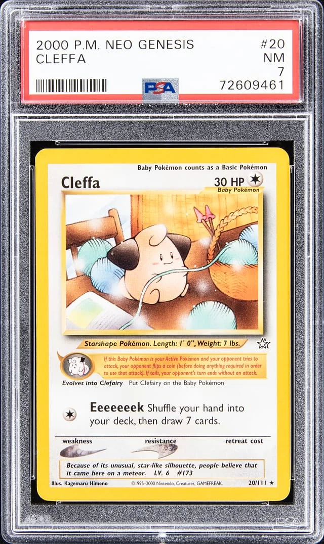 2000 P.M Neo Genesis Cleffa #20 card image