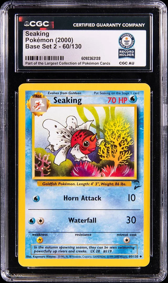 2000 Pokemon Base Set 2 Seaking #60 card image