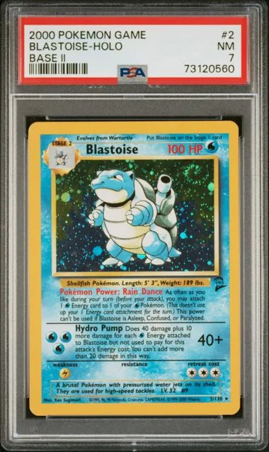 2000 Pokemon Base Set II Holofoil Blastoise #2 card image