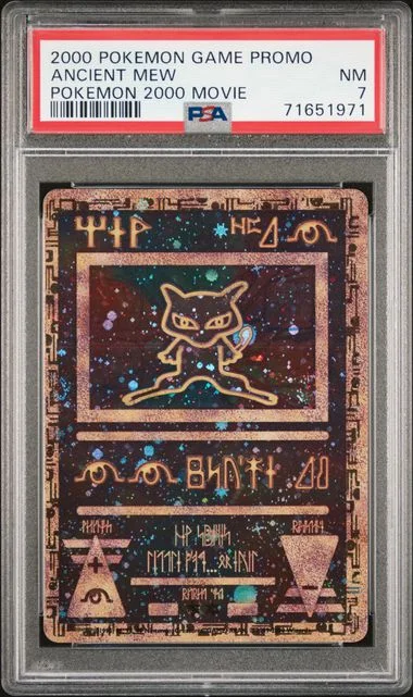 2000 Pokemon Base Set Movie Promo Pokemon Movie Ancient Mew #2000 card image