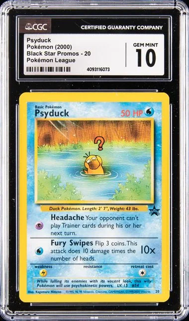 2000 Pokemon Black Star Promos Pokemon League Psyduck #20 card image