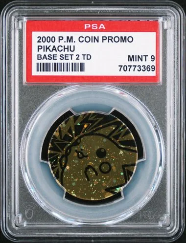 2000 Pokemon Coin Promo Base Set Theme Deck Pikachu #2 card image