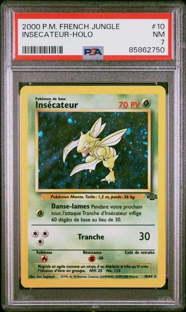 2000 Pokemon French Jungle Insecateur-Holo #10 card image