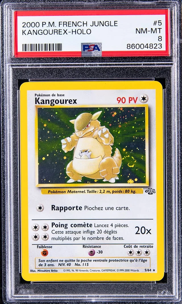 2000 Pokemon French Jungle Rare Holofoil Kangourex #5 card image