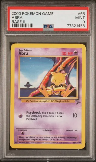 2000 Pokemon Game Base II Abra #65 card image