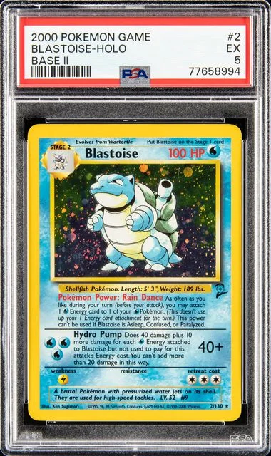 2000 Pokemon Game Base II Blastoise-Holo #2 card image