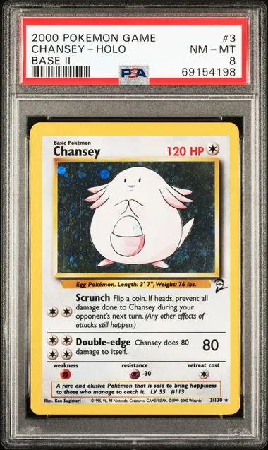 2000 Pokemon Game Base II Chansey-Holo #3 card image