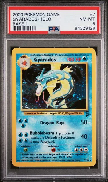 2000 Pokemon Game Base II Gyarados-Holo #7 card image
