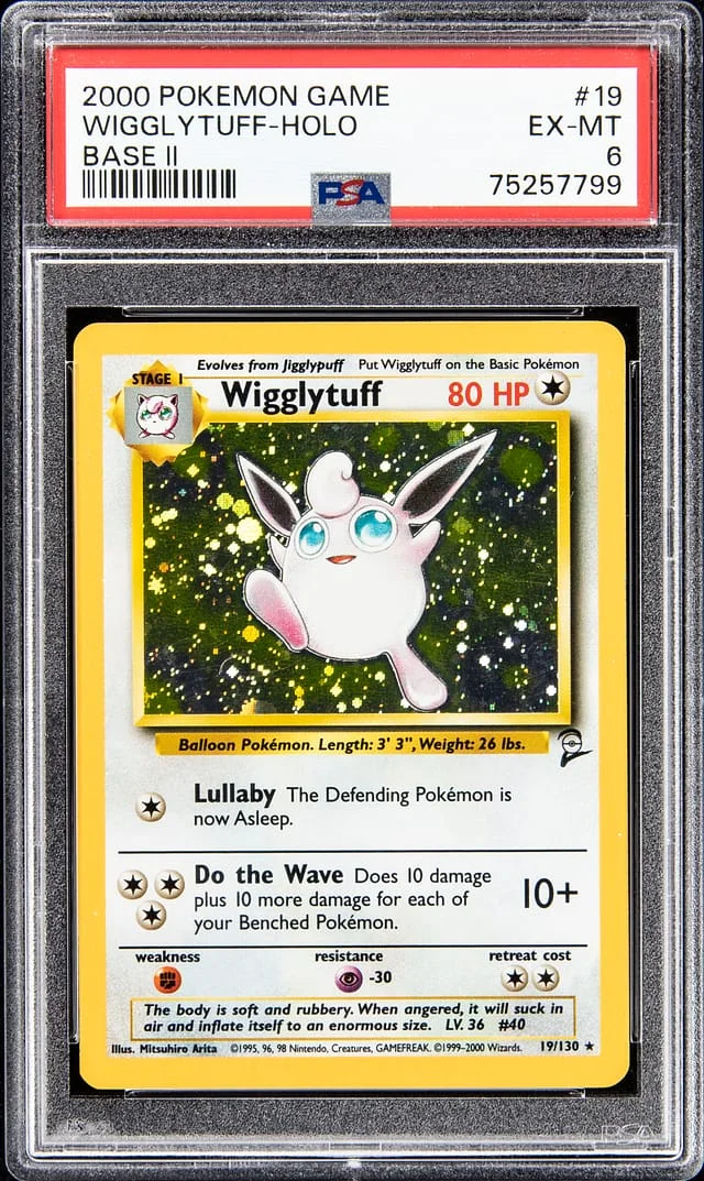 2000 Pokemon Game Base II - Holo Wigglytuff #19 card image