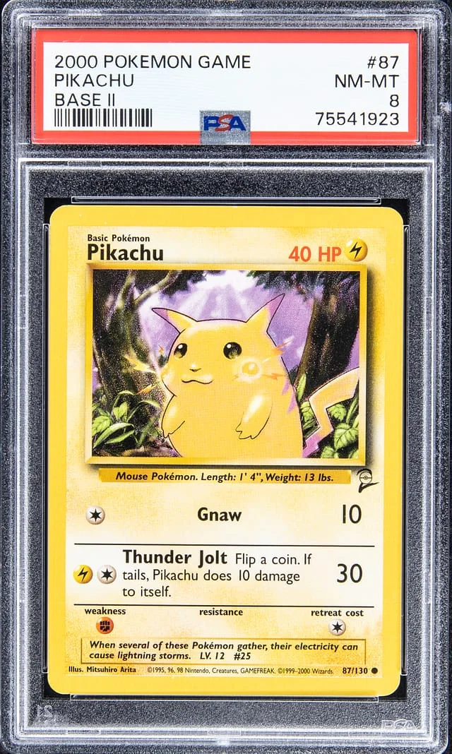 2000 Pokemon Game Base II Pikachu #87 card image
