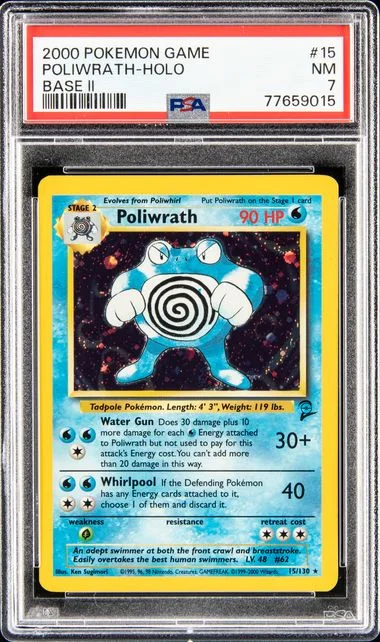 2000 Pokemon Game Base II Poliwrath-Holo #15 card image