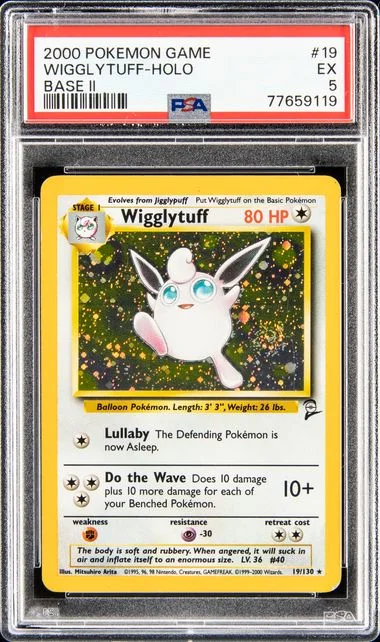 2000 Pokemon Game Base II Wigglytuff-Holo #19 card image