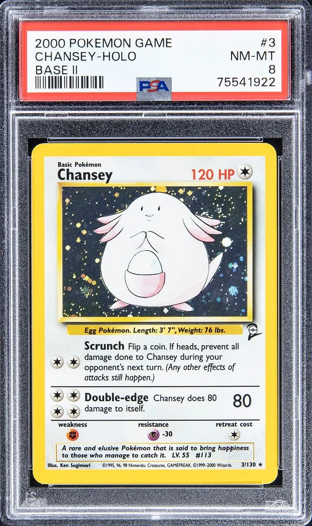 2000 Pokemon Game Holofoil - Base II Chansey #3 card image