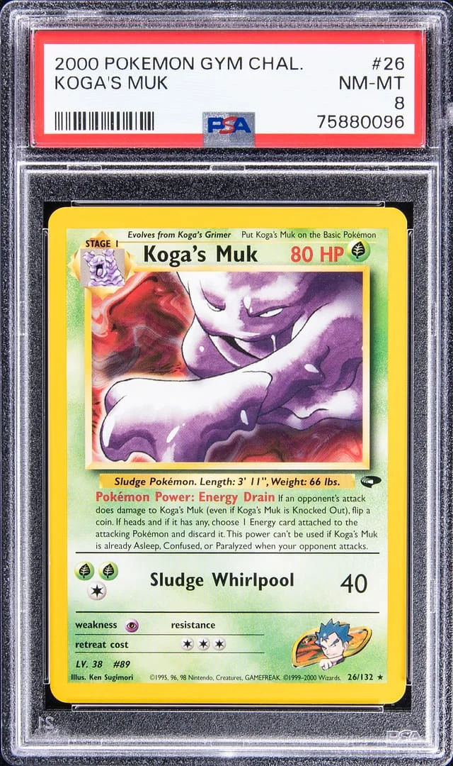 2000 Pokemon Gym Challenge Koga's Muk #26 card image