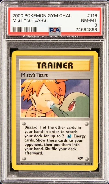 2000 Pokemon Gym Challenge Misty's Tears #118 card image