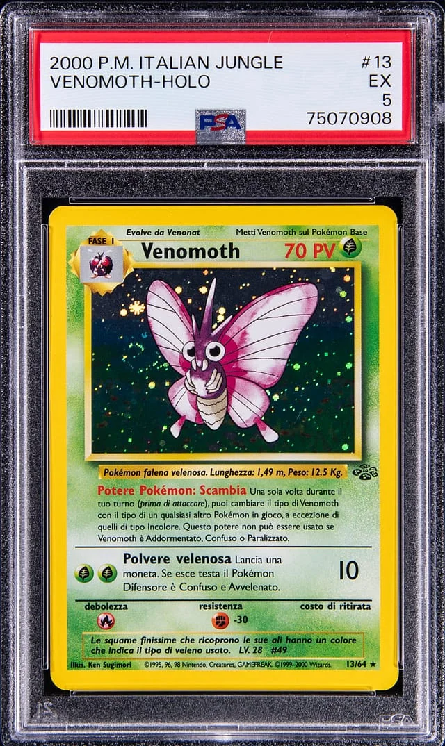 2000 Pokemon Italian Jungle Venomoth-Holo #13 card image