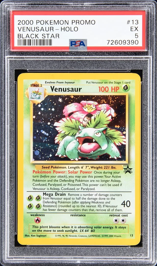2000 Pokemon Promo Holo Venusaur #13 card image