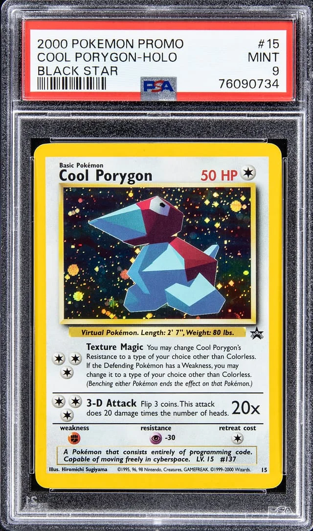 2000 Pokemon Promo Holofoil - Black Star Cool Porygon #15 card image