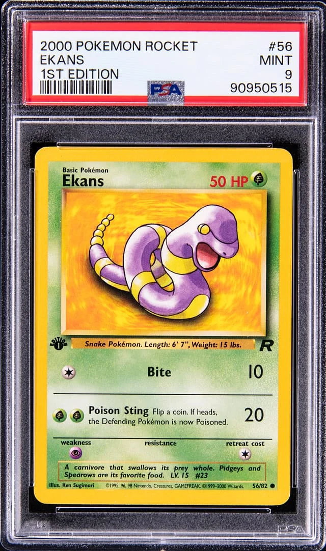 2000 Pokemon Rocket 1st Edition Eevee #56 card image