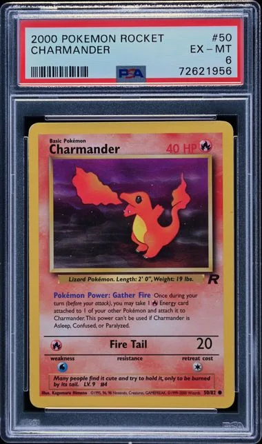 2000 Pokemon Rocket Charmander #50 card image