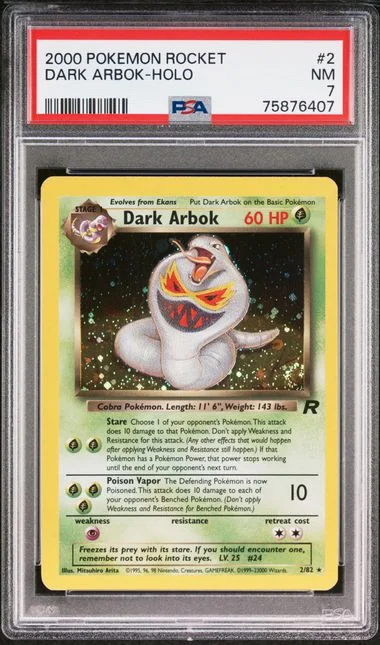 2000 Pokemon Rocket Dark Arbok-Holo #2 card image