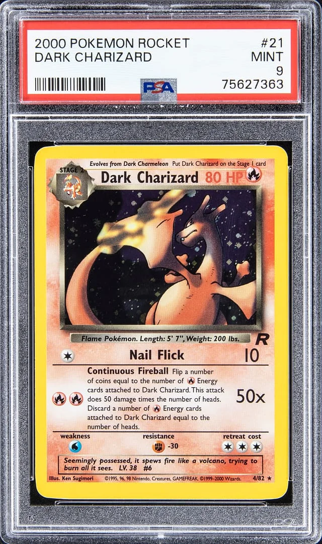 2000 Pokemon Rocket Dark Charizard #21 card image