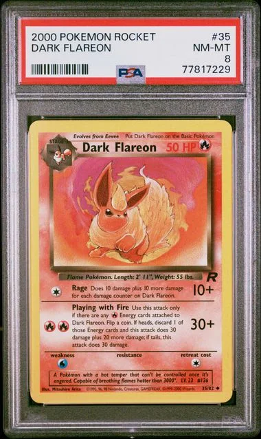 2000 Pokemon Rocket Dark Flareon #35 card image