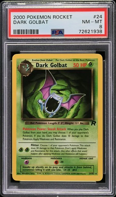 2000 Pokemon Rocket Dark Golbat #24 card image