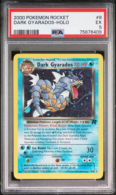 2000 Pokemon Rocket Dark Gyarados-Holo #8 card image
