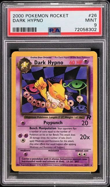 2000 Pokemon Rocket Dark Hypno #26 card image