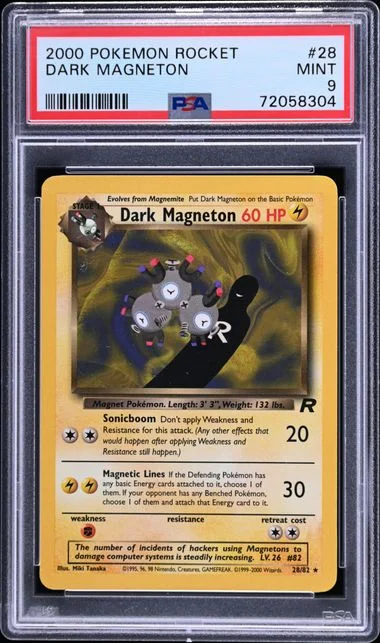 2000 Pokemon Rocket Dark Magneton #28 card image