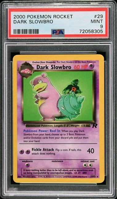 2000 Pokemon Rocket Dark Slowbro #29 card image