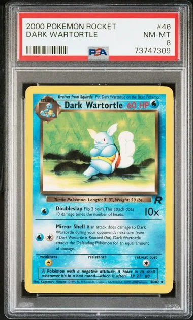 2000 Pokemon Rocket Dark Wartortle #46 card image