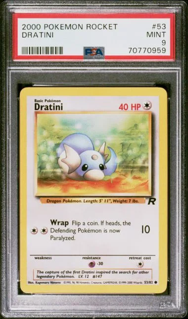 2000 Pokemon Rocket Dratini #53 card image