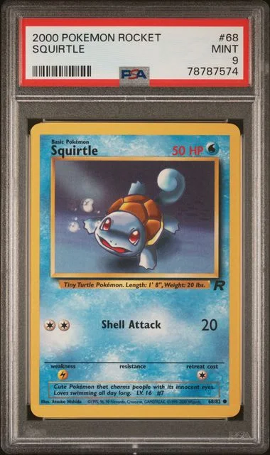2000 Pokemon Rocket Squirtle #68 card image
