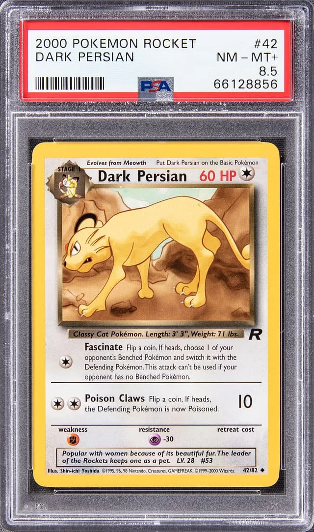 2000 Pokemon Rocket Uncommon Dark Persian #42 card image