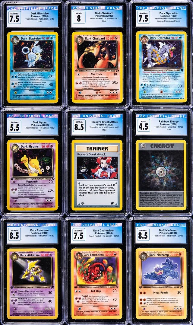 2000 Pokemon Team Rocket Edition Partial Set (58) #1st card image