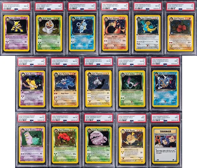 2000 Pokemon Team Rocket Edition Sequentially #1st card image