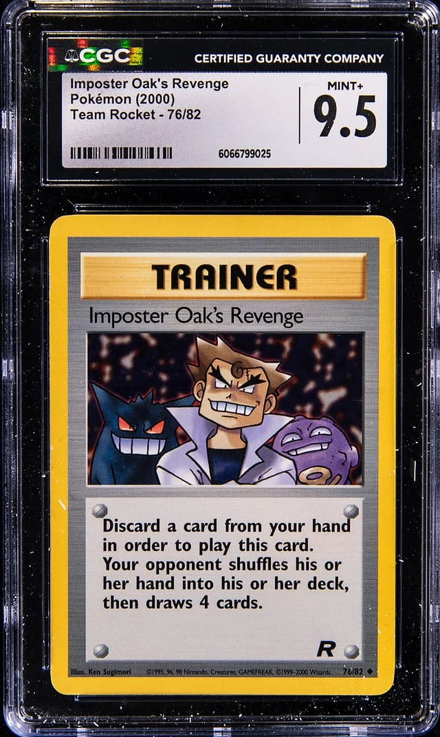 2000 Pokemon Team Rocket Imposter Oak's Revenge #76 card image