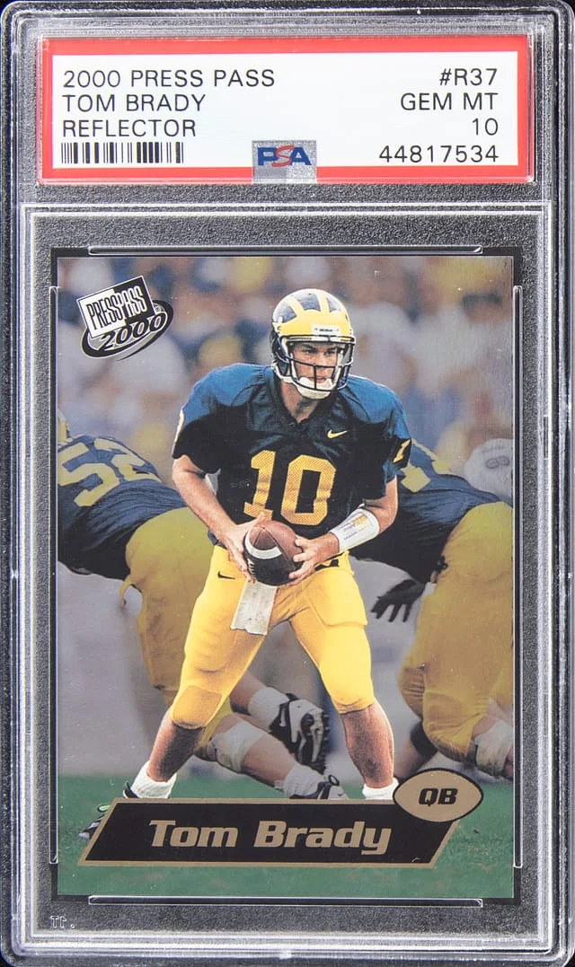 2000 Press Pass Reflector Tom Brady #R37 card image