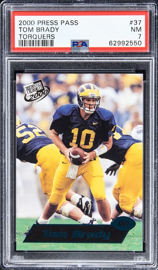 2000 Press Pass Torquers Tom Brady #37 card image