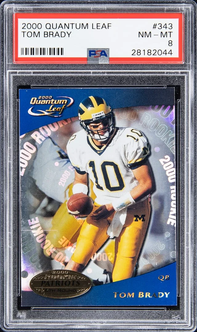 2000 Quantum Leaf Tom Brady #343 card image